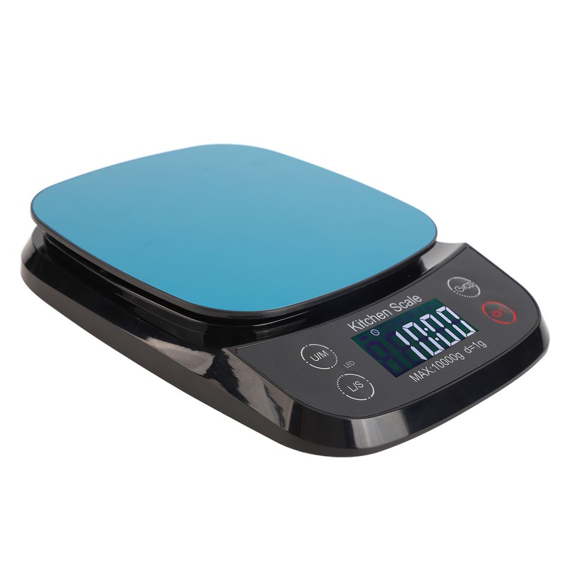 Kitchen Scale Waterproof 10kg 1g High Accuracy Digital Display Small