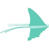 Shark in The Water Vinyl Decal - 5 Inches -