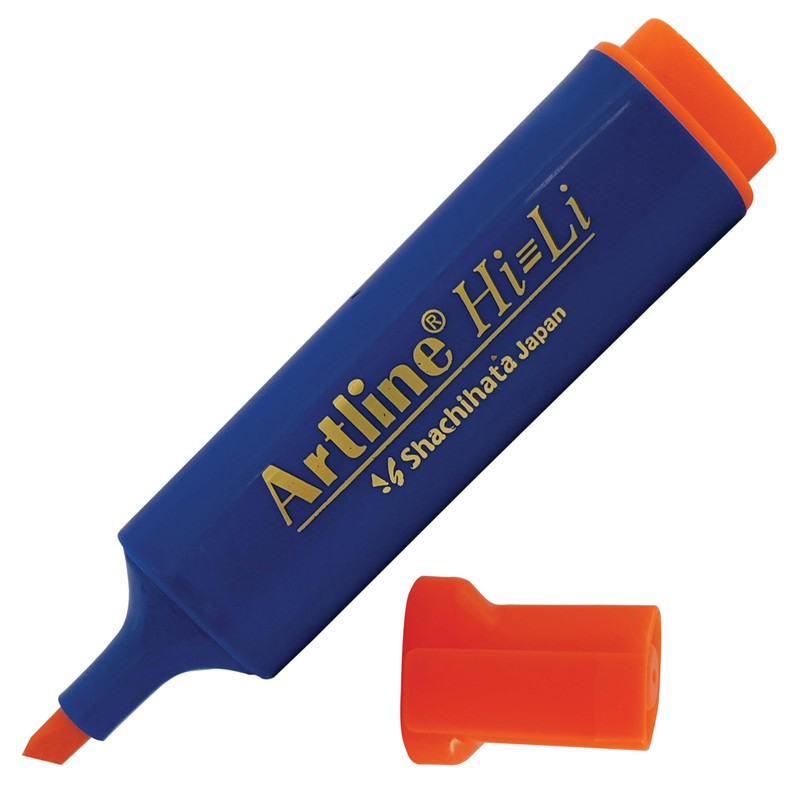 artline HiLine Highlighter Pens, ASSORTED, Pack of 5, Chisel Tip