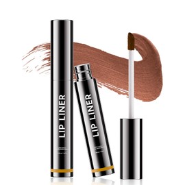 Peel Off Lip Liner Stain, Matte Finish & Waterproof Peel Off Lip Liner, Long-Wearing & Non-Stick Cup, Create Natural Charming Lip Color (#01 Nude)