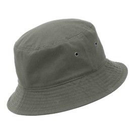 Utmost Bucket Hat 100% Cotton & Denim Lightweight Packable Outdoor Summer Beach Fishing Sun Hat(L/XL, 1pc Olive)