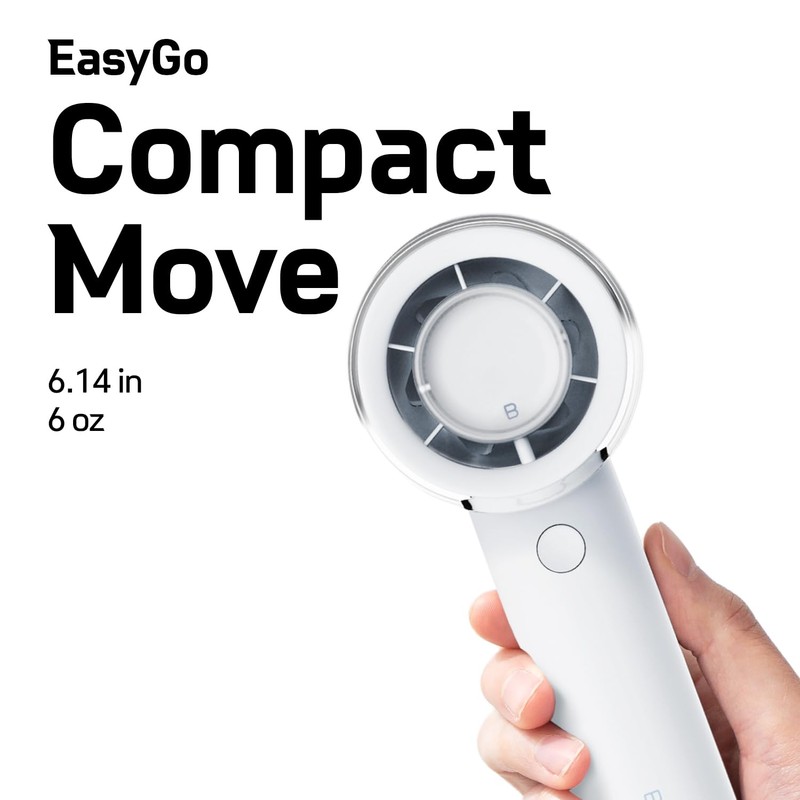 Bluefeel Portable Handheld Turbo Fan, 5-Speed Mini Personal Fan with