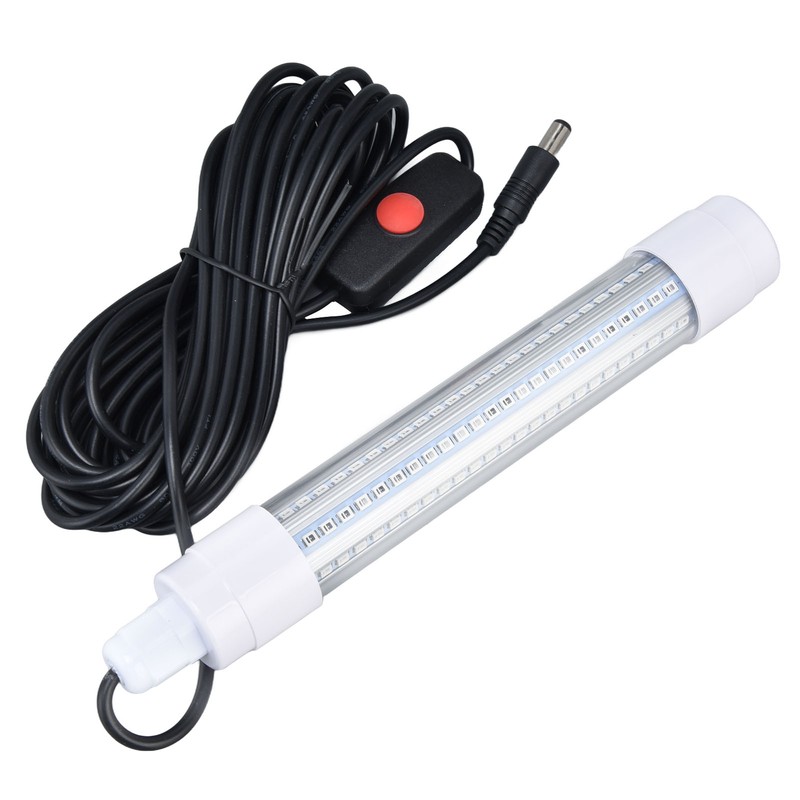 Submersible Fishing Light 16W AC12‑36V 1300lm LED Night Fishing Lure
