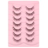 Lashes Natural Wispy Eyelashes 15mm Strip Lashes Pack False Eyelashes