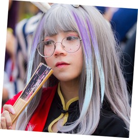 FOMIYES 20pcs Gradient Hair Extension Clips High-temperature Resistant Cosplay Hair for Parties Festivals and Daily Use for Unique Hairstyles