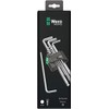 Wera - Juego de llaves hexagonales en L, Blacklaser, llave
