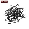QUARKZMAN Angle Hooks, 50 Pieces 1-1/4" L-Shaped Screw Hooks, Screw