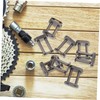 WHAMVOX 10pcs Durable Chain Link Buckle Double Rows Connector Link
