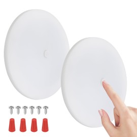 RVZONE RV Lights Interior, 5 Inch RV LED Ceiling Puck Light Dimmable 12 Volt LED Lights, 12V RV Puck Lights Led 4.5W Milky Frosted RV Ceiling Dome Light for Camper Van Trailer Boat