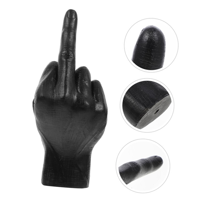 GRIRIW Finger Figurine Decorations Elegant Resin Hand Sculptures for Home