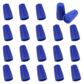 Haidong Waterproof Wire Connector Waterproof Wire Nuts Outdoor Wire Cap Nuts for #8 to #22 AWG Wires, Landscape Wire connectors for Low Voltage Landscape Lighting (Blue) -20PCS