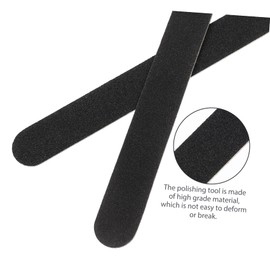 Ipetboom 100pcs Reusable Manicure Tools Black Sand Nail Files for Nail Trimming Polishing