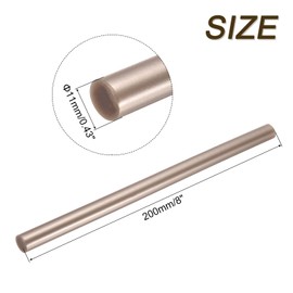 sourcing map Mini Hot Glue Sticks for Glue Gun 11mm x 200mm Champagne Gold 12pcs