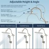Hibbent Shower Head High Pressure Rainfall Shower Head Handheld Showerhead