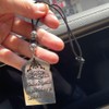 KMNVUVE Islam Car Hanging Safar Dua Stainless Steel Car Pendant