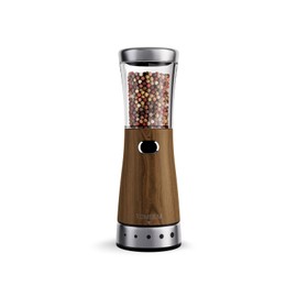 Electric Salt and Pepper Grinder, Stainless Steel Rechargeable Salt and Pepper Grinder Set with 4.5 oz Large Capacity, 1.8" Wide Mouth, Adjustable Coarseness, Ideal for Kitchen