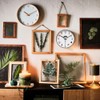 Lottogo Wall Clock 10 Inch Wall Clock for Living Room