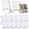 Framendino, 12 Pack Sublimation Compact Mirror Blank Square Folding for