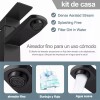Grifería Banna Negro Monocomando Para Baño Acero Inoxidable Mate