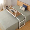 Overbed Desk Laptop Cart Laptop Desk with Wheels Over Bed