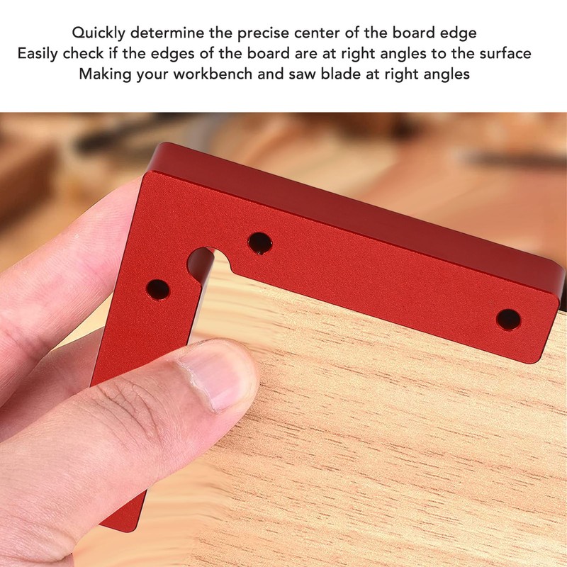 90 Degree Positioning Square 100x100mm Right Angle Clamp Aluminum Alloy