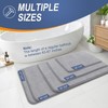 OLANLY Thick Memory Foam Bath Mat Rug 59x24, Extra Soft