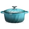 Enameled Cast Iron Dutch Oven with Lid, 3 QT Cast