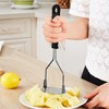 Potato Masher Stainless Steel Potato Ricer with Soft Grip Non-Slip