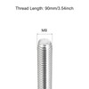 TA-VIGOR 10Pcs M8 x 90mm Fully Threaded Rod, 304 Stainless