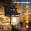 Motion Sensor Outdoor Wall Lantern Dusk to Dawn Waterproof Exterior