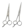 PC 2 PIECES OF 5.5" 7.5" HAIR CUTTING SCISSORS/BARBER SHEARS