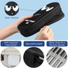 FINPAC Expandable Pencil Case, Large Capacity Pencil Box, Pen &