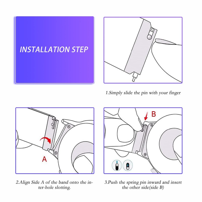 CeiBand Strap for 22 mm, 20 mm, 18 mm, nylon