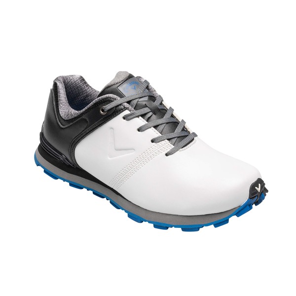 Callaway J247 Apex Junior Golf Shoes, Chaussures Mixte, Blanc/Noir, 37 EU