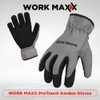 WORK MAXX Thorn-Proof Gardening Gloves – Heavy-Duty Protection for Roses,