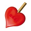 Addi Click Point Protektor Herz rot - 1x2Stk