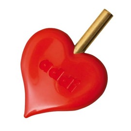 Addi Click Point Protektor Herz rot - 1x2Stk