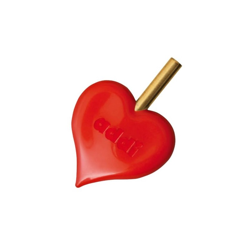 Addi Click Point Protektor Herz rot - 1x2Stk