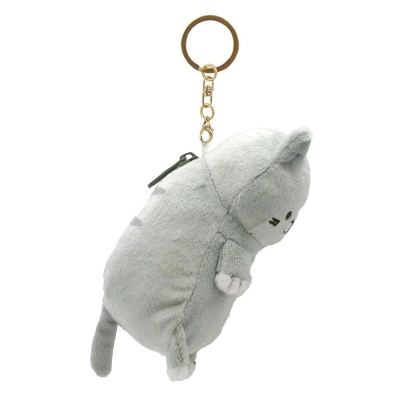 Yamani Tsumamikko 11640 Zippered Mascot Amemori-kun Approx. 4.7 x 2.6