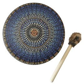 SFNTION Shaman Drum, Vegan Shaman Sound Healing Tool, Symbol of The Siberian Drum Spirit Music Shamanic Drum