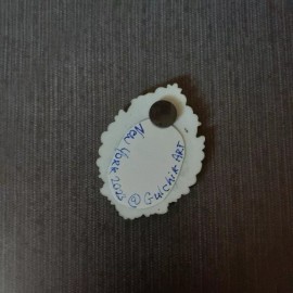 Cats - print of a painting by Gulchik in a mini 2"× 2.5" frame with a magnet