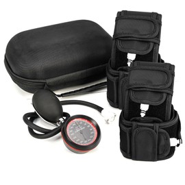 BFR Blood Flow Restriction Bands Workout, Physical Therapy Muscle Building Without Weightlifting Fitness Body Building Occlusion Training Pump (2 Arm Bands+ 2 Leg Bands), Black