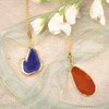 UMEWAVE Ceiling Fan Pull Chain Set 2PC Natural Agate Pull
