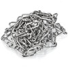 Stainless Steel Chain Link, 2PCS Metal Chain 31.5In x 0.16In