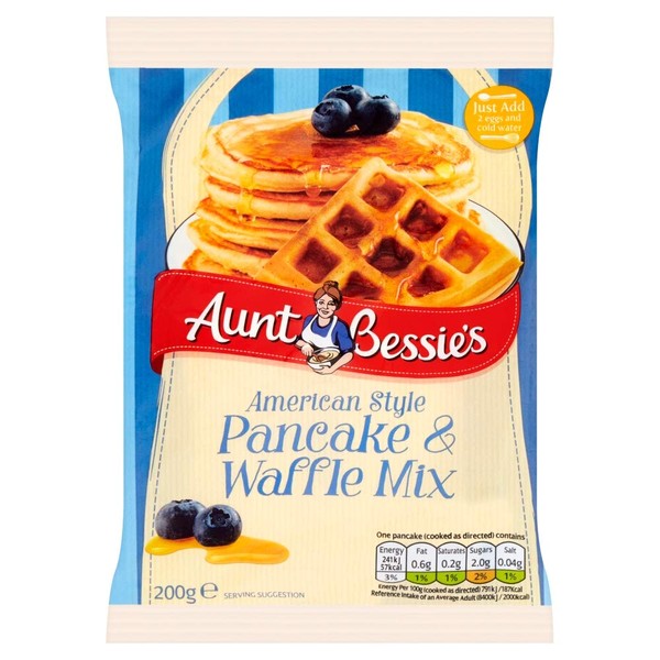 Aunt Bessie's American Style Pancake & Waffle Mix, 200g