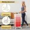 MAT EXPERT 10 Drawer Rolling Storage Cart, Multipurpose Utility Cart