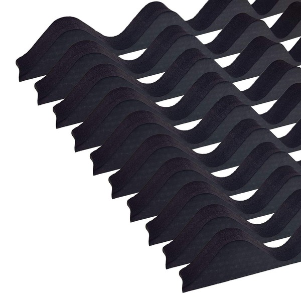10 x Black Corrugated Sheet Foam Filler Eaves Purlin Roof Closure