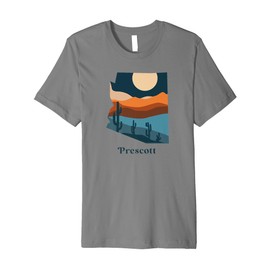 Prescott Arizona Desert Style Boho AZ Landscape Premium T-Shirt