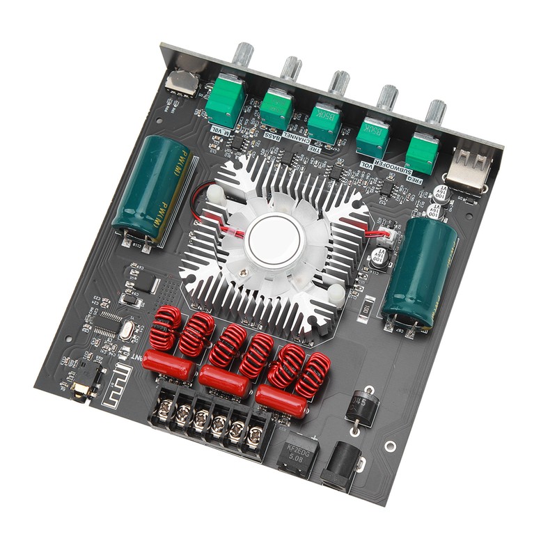 HT21 Bluetooth Power Amplifier Board with Subwoofer 2.1 Channel TDA7498E