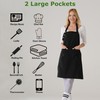 TOSHE Kitchen Apron Waterdrop Resistant Cotton Apron with adjustable Aprons